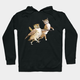 Edward Lear's 'The owl and the pussycat' Hoodie